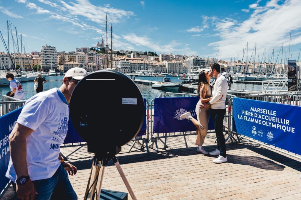 Arrivée de la flamme Olympique à Marseille